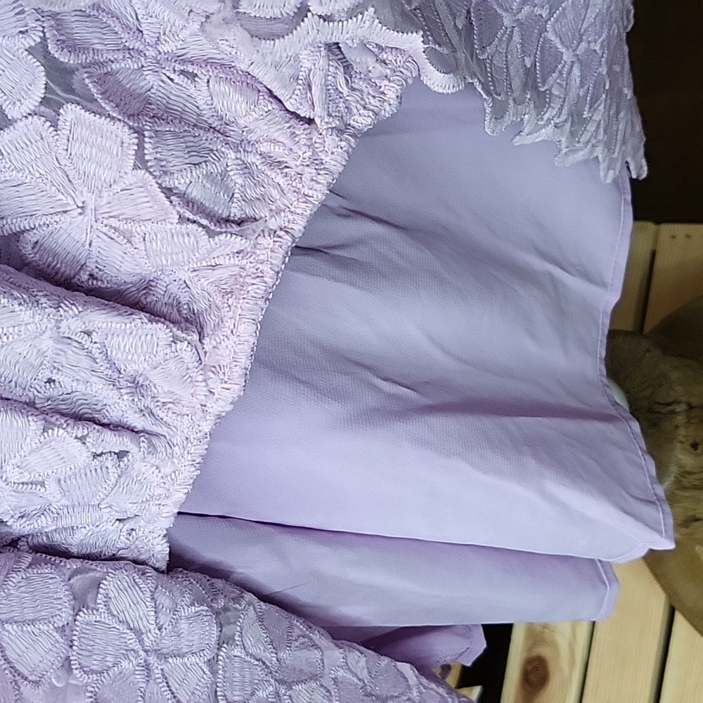 Tuckernuck Lilac Lace Palmerton Floral Mini Dress Numerous Sizes - Picture 6 of 11